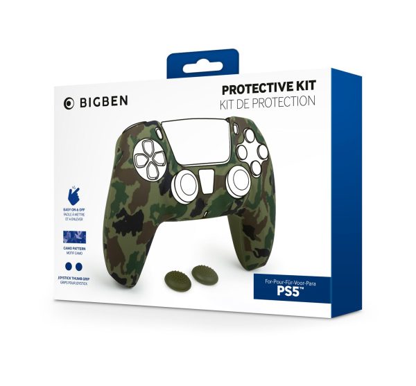 Протектор Nacon BigBen PS5 Silicon Glove, Camo Green 3