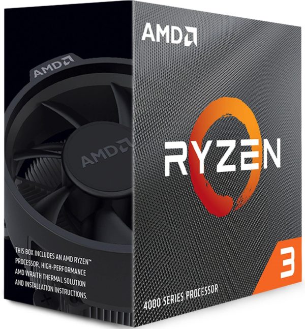 Процесор AMD Ryzen 3 4100, AM4 Socket, 4 Cores, 8 Threads, 3.8GHz(Up to 4.0GHz), 6MB Cache, 65W, BOX 1