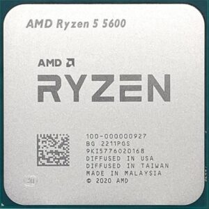 Процесор AMD Ryzen 5 5600, AM4 Socket, 6 Cores, 3.5GHz, 35MB Cache, 65W, Tray 1