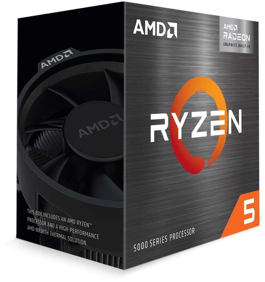 Процесор AMD Ryzen 5 5600G, 3.9GHz(Up to 4.4GHz), 65W, AM4 1