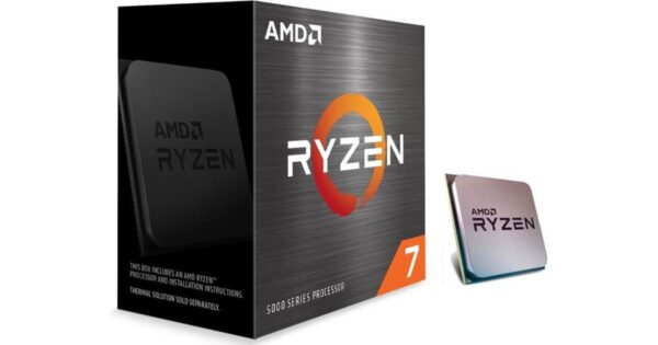 Процесор AMD Ryzen 7 5700X, AM4 Socket, 8 Cores, 3.4GHz, 36MB Cache, 65W, Box 1