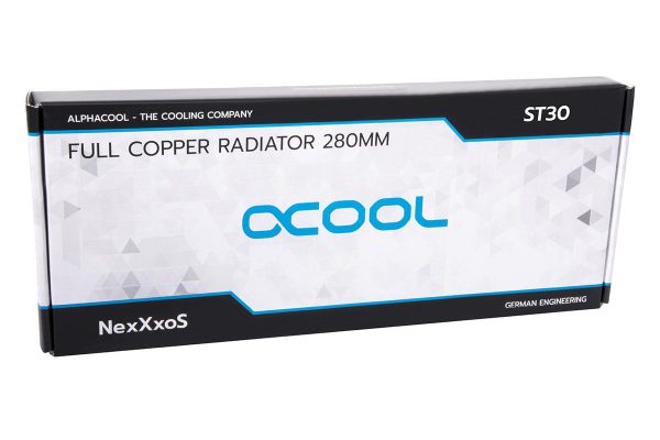 Радиатор Alphacool NexXxoS ST30 Full Copper 280mm Radiator V.2, White Special Edition 9