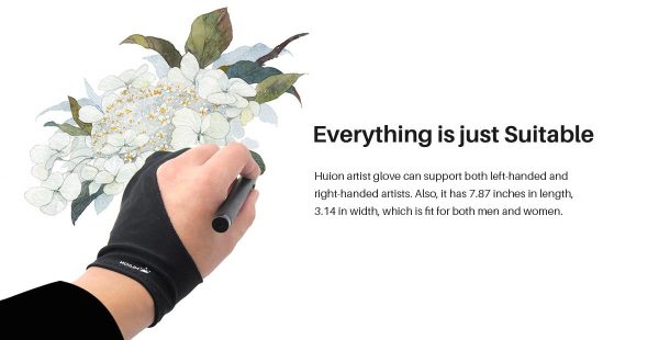 Ръкавица за работа с графичен таблет HUION Artist glove GL200 3
