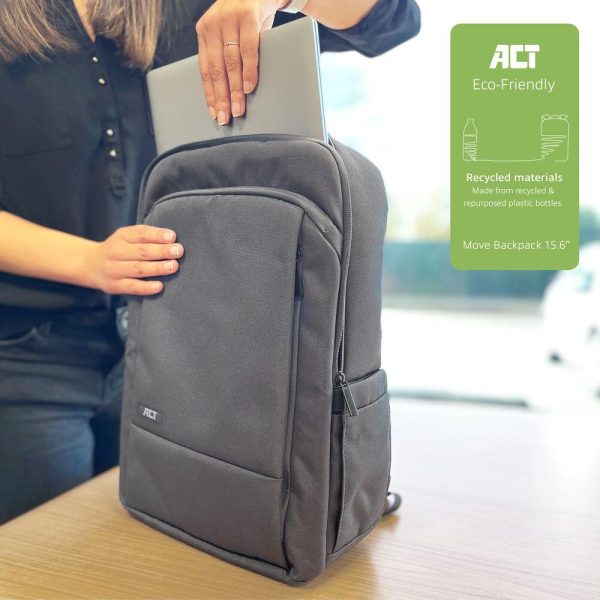Раница за лаптоп ACT AC8560, до 15.6 inch, Сива 6