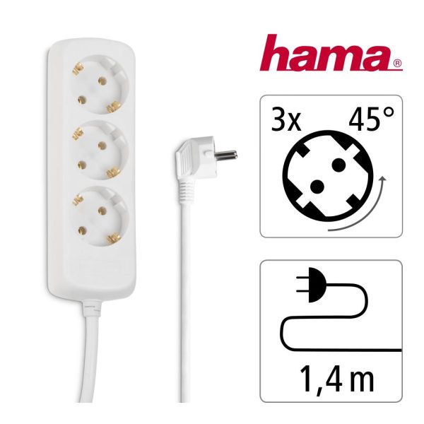 Разклонител HAMA 3гнезда, 30381 5