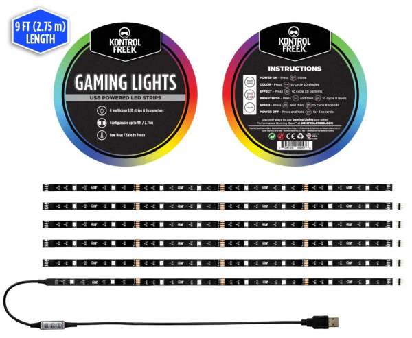 RGB лента KontrolFreek Gaming Lights Kit, USB (2.74m) 1