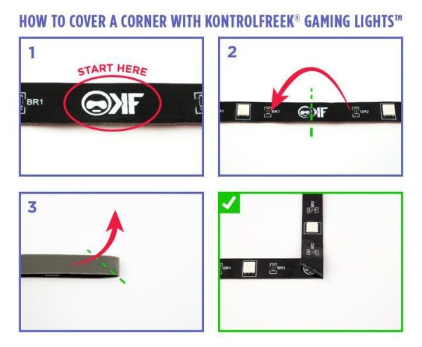 RGB лента KontrolFreek Gaming Lights Kit, USB (3.6m) 6