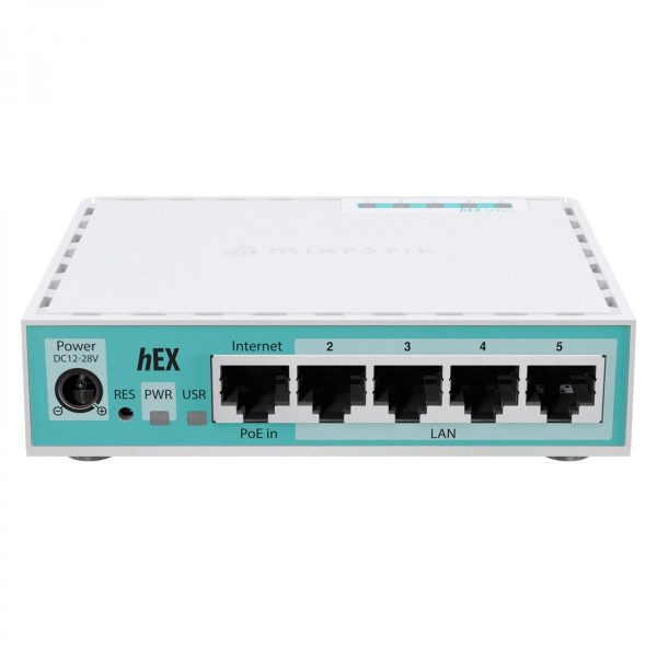 Рутер MikroTik 10/100/1000Mbit, PoE, RAM - 512 MB, USB - А, RouterOS v7, License level 4 1