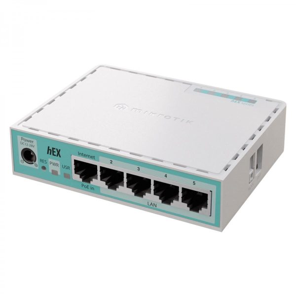 Рутер MikroTik 10/100/1000Mbit, PoE, RAM - 512 MB, USB - А, RouterOS v7, License level 4 2