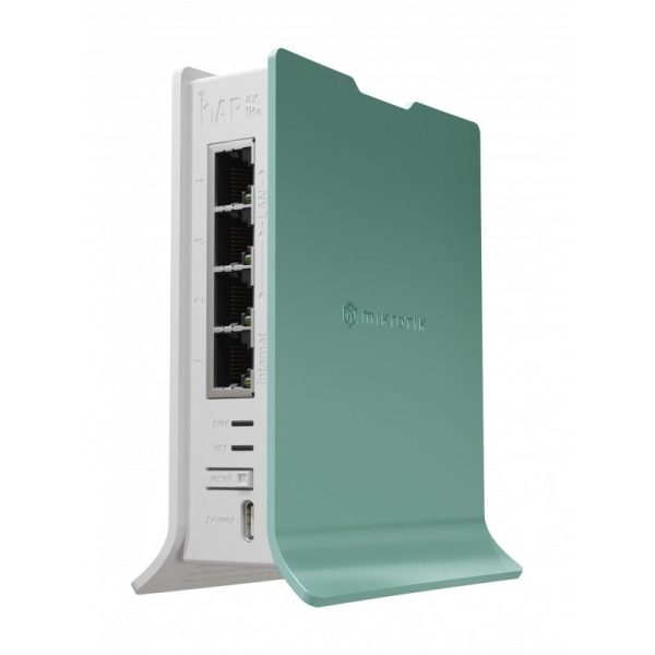 Рутер MikroTik hAP ax lite L41G-2axD, CPU 1GHz, 2.4GHz, 4x10/100/1000, WiFi 3