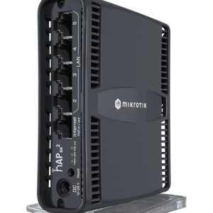 Рутер MikroTik hAP ax2 C52iG-5HaxD2HaxD-TC, 2.4/5GHz, Eternet LAN, Черен 1