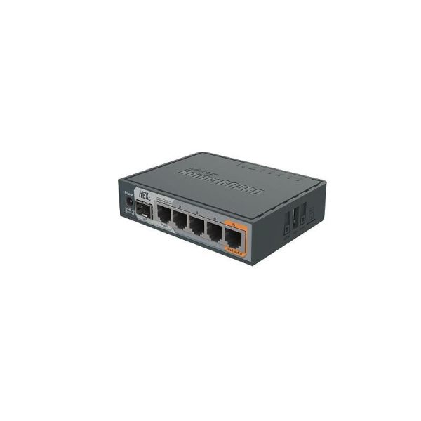Рутер MiKrotik hEX S - RB760iGS, 5 x 10/100/1000 Mbps, Черен 3