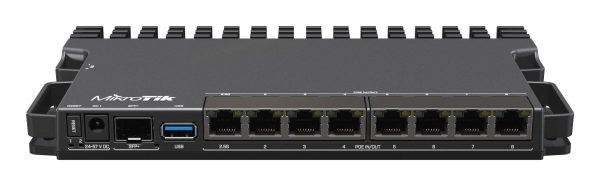 Рутер MikroTik RB5009UPr+S+IN, CPU 1.4GHz, 1GB, 7x10/100/1000, 1xSFP, USB 3.0 3
