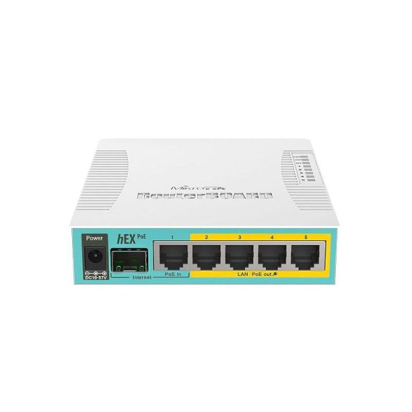 Рутер MikroTik RB960PGS, 5 x 10/100/1000, hEX PoE 2