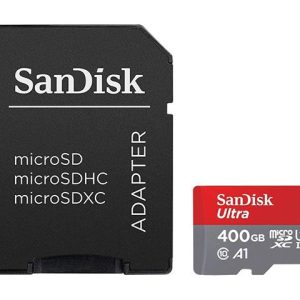 SanDisk Карта памет Ultra microSDXC,400GB + SD Adapter + 98MB/s Class 10 UHS-I A1 1