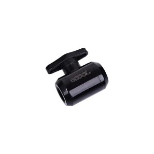 Сферичен кран Alphacool, Вътрешна резба G1/4, Черен мат 1