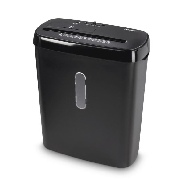 Шредер Hama Basic S8CD, A4, 8 листа, CD/DVD, Черен 1