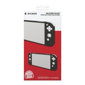 Силиконов защитен калъф Big Ben Silicon Glove, черен (Nintendo Switch OLED) 1