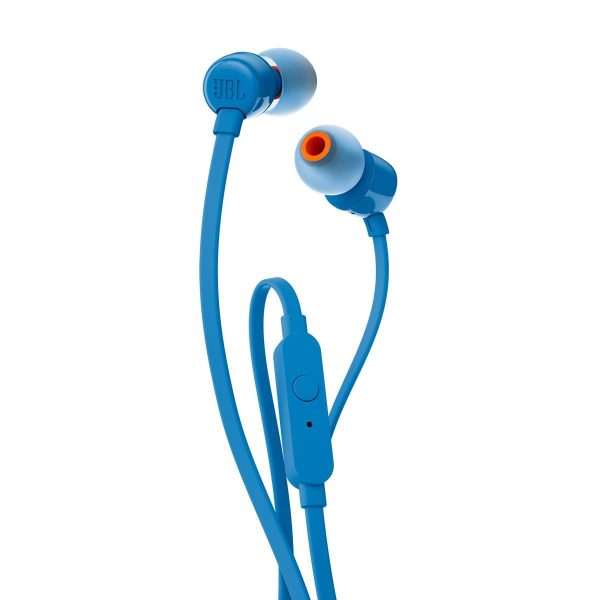 Слушалки JBL T110, In Ear, Син 3