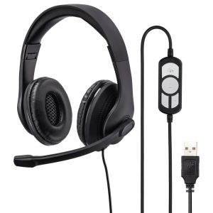 Слушалки с микрофон HAMA HS-USB300 1