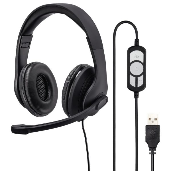 Слушалки с микрофон HAMA HS-USB300 1