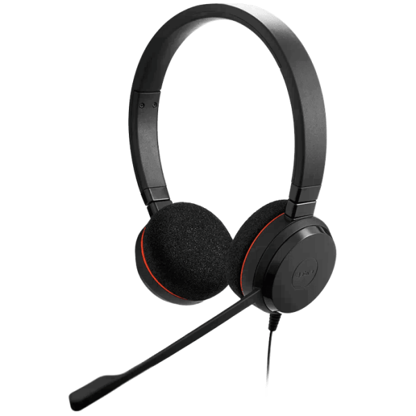 Слушалки с микрофон Jabra Evolve 20 UC Duo USB 1