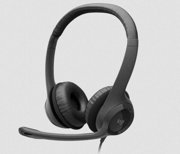 Слушалки с микрофон Logitech H390 1