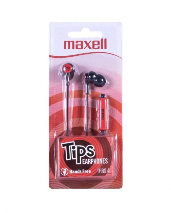Слушалки тапи с микрофон MAXELL IN-TIPS RED 1