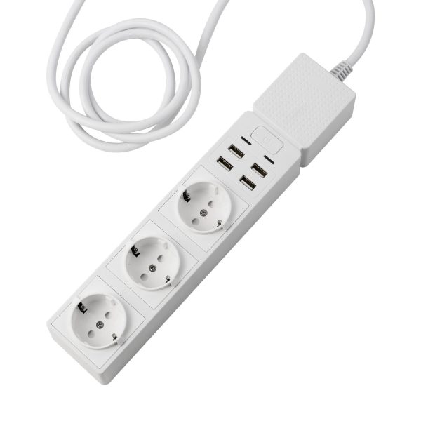 Смарт контакт Edimax SP-1123WT 3 гнезда за вътрешна употреба + 4x USB, WiFi 1