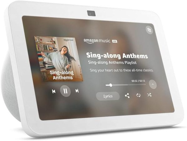 Смарт тонколона Amazon Echo Show 8 (Gen 3), Сензорен екран, Гласов асистент, Бял 1