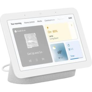 Смарт тонколона Google Nest Hub 2nd gen, Сензорен екран, Гласов асистент, Бяла 1