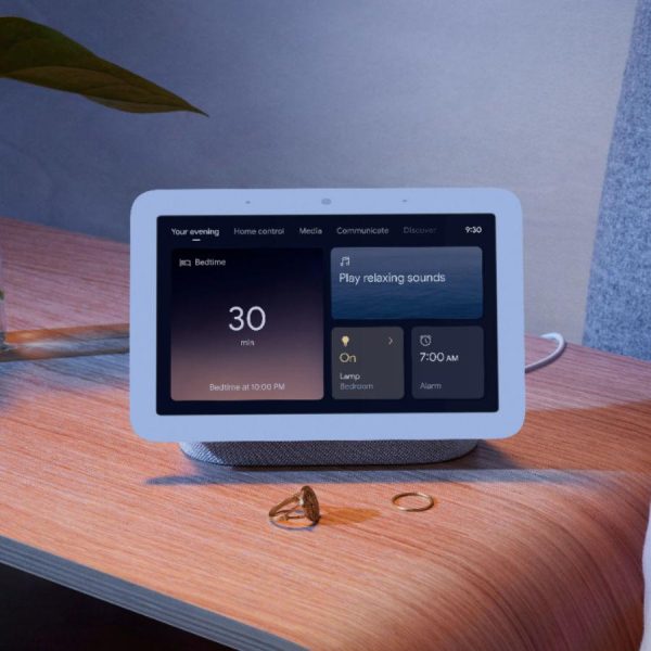 Смарт тонколона Google Nest Hub 2nd gen, Сензорен екран, Гласов асистент, Тъмно сива 5