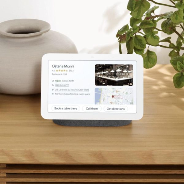 Смарт тонколона Google Nest Hub 2nd gen, Сензорен екран, Гласов асистент, Тъмно сива 6