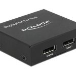 Сплитер DeLock, DisplayPort 1.2 Splitter 1 x DisplayPort in - 2 x DisplayPort out 4K 1