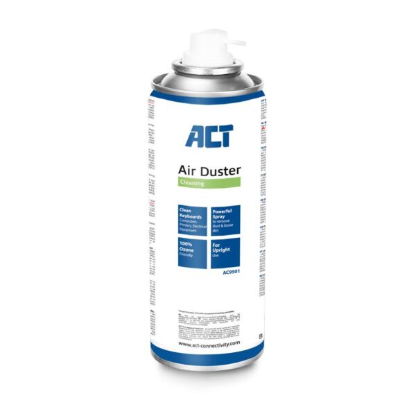 Спрей с въздух ACT AC9501, За клавиатури, LCD, TV монитори, 400 мл. 1