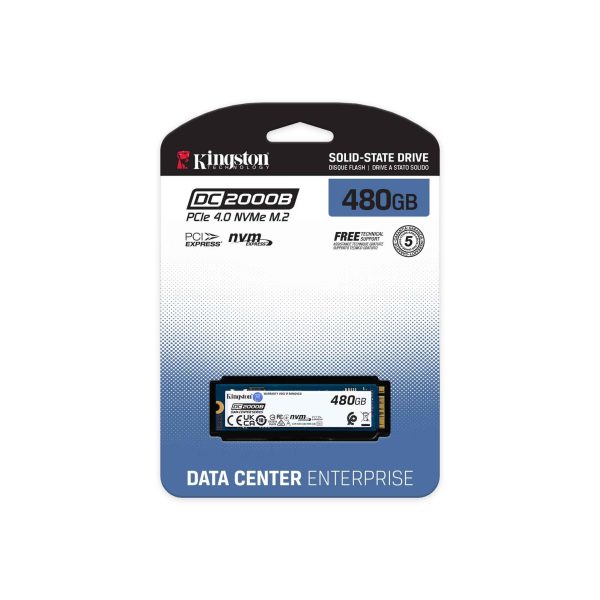 SSD KINGSTON DC2000B Data Center M.2-2280 PCIe 4.0 NVMe 480GB 3