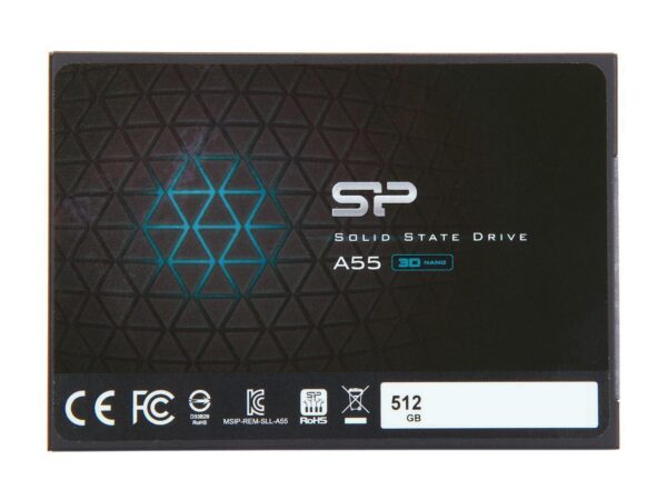 SSD SILICON POWER A55, 2.5", 512 GB, SATA3 3D NAND flash 1