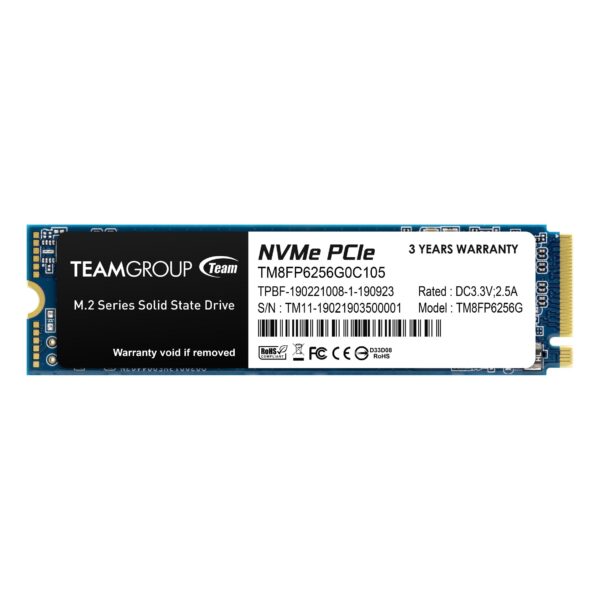 SSD Team Group MP33, M.2 2280 256GB PCI-e 3.0 x4 NVMe 1