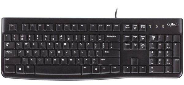 Стандартна клавиатура Logitech K120, US, ритейл опаковка 1