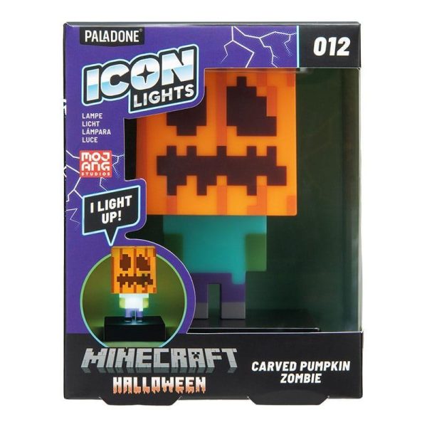 Статуетка Paladone Icons: Minecraft - Zombie Jack O Lantern Light PP15302MCF 3