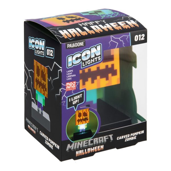 Статуетка Paladone Icons: Minecraft - Zombie Jack O Lantern Light PP15302MCF 4