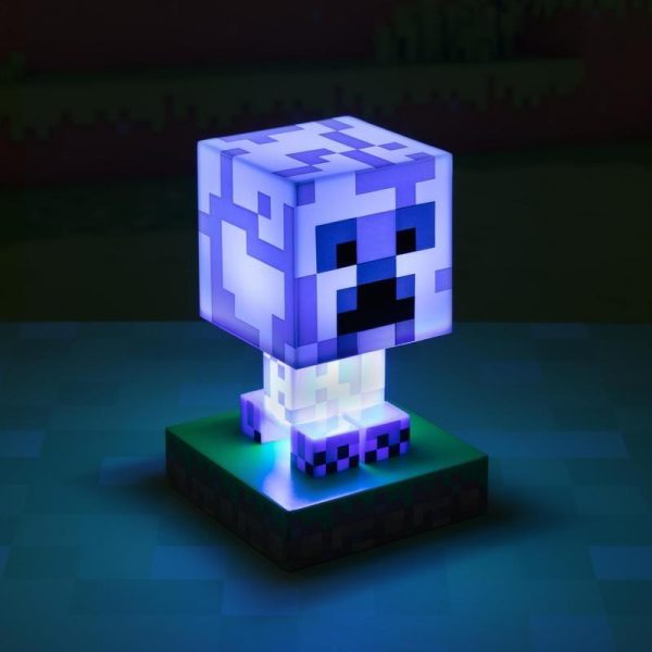 Статуетка Paladone Minecraft Charged Creeper Icon Light 3