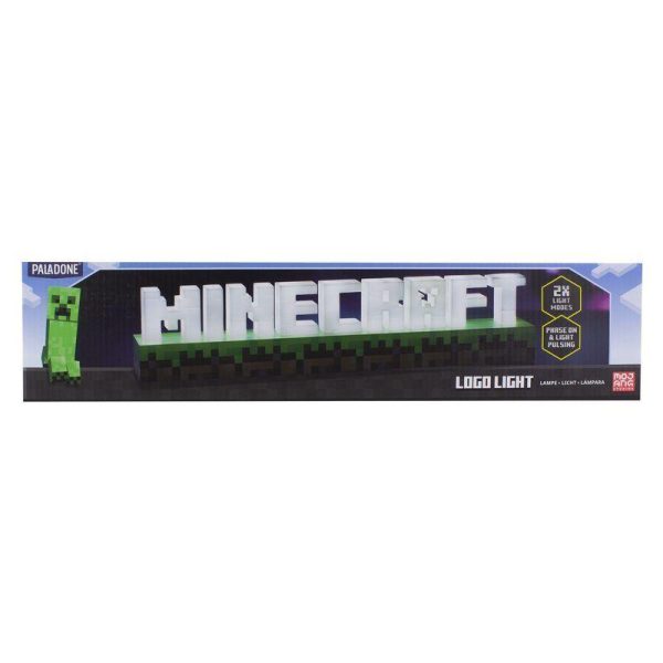 Статуетка Paladone Minecraft Logo Light 3