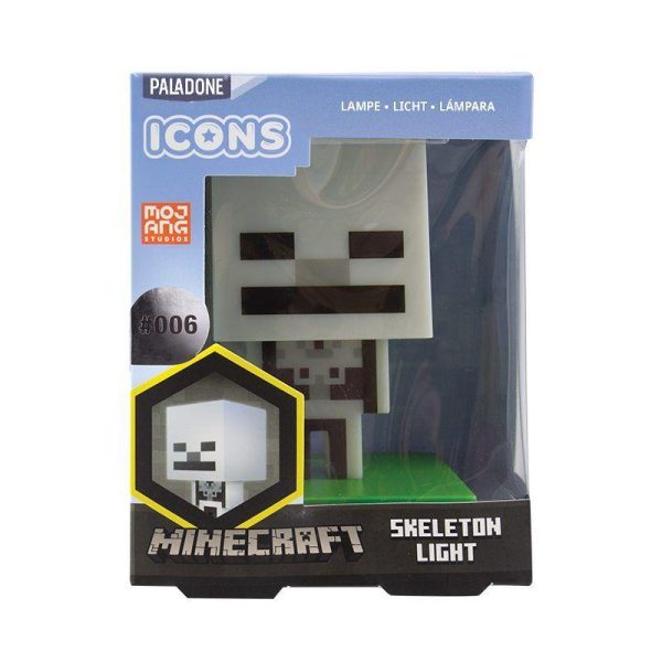 Статуетка Paladone Minecraft Sleton Icon Lamp BDP 4