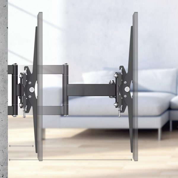 Стенна стойка Hama Fullmotion TV, 32-65", регулируема, Черна 3