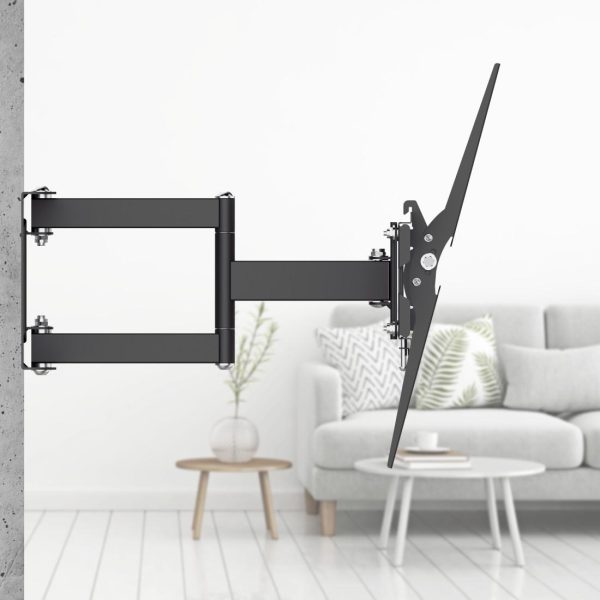 Стенна стойка Hama Fullmotion TV, 32-65", регулируема, Черна 7