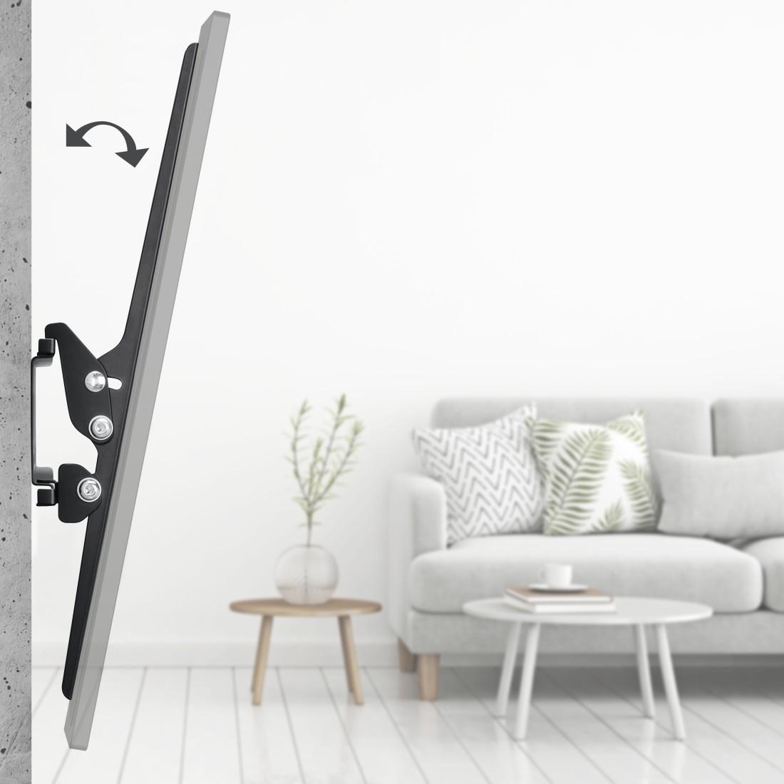 Стенна стойка за TV, FIX, черна, 600x400, 190 cm (75"), 220814 2