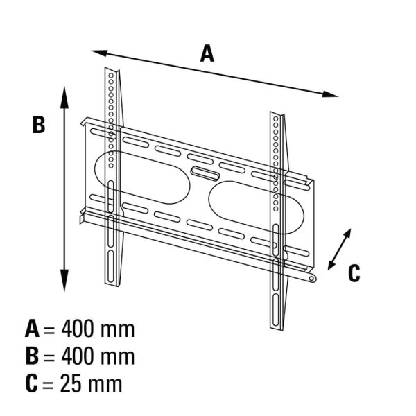 Стенна стойка за TV HAMA, 32"-56", 11757 4