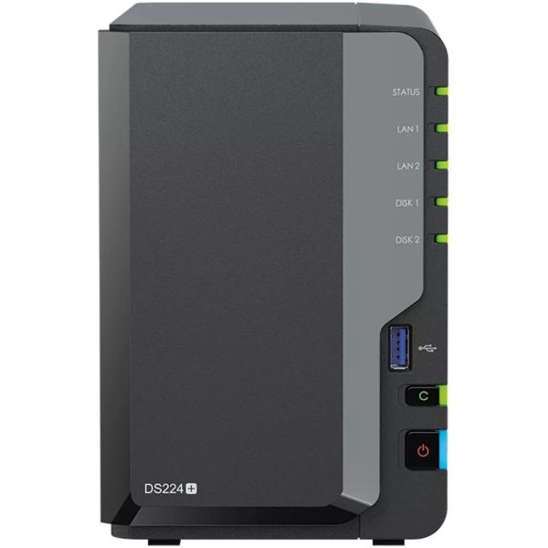 Сторидж Synology NAS Synology DS224+, За 2 диска, Малък и среден бизнес 2