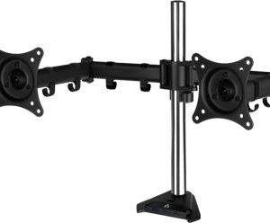 Стойка за 2 монитора за бюро ARCTIC Z2 Pro Gen 3, Регулируема, до 34"/29", 15 кг, 4 x USB3.0, Черна 1
